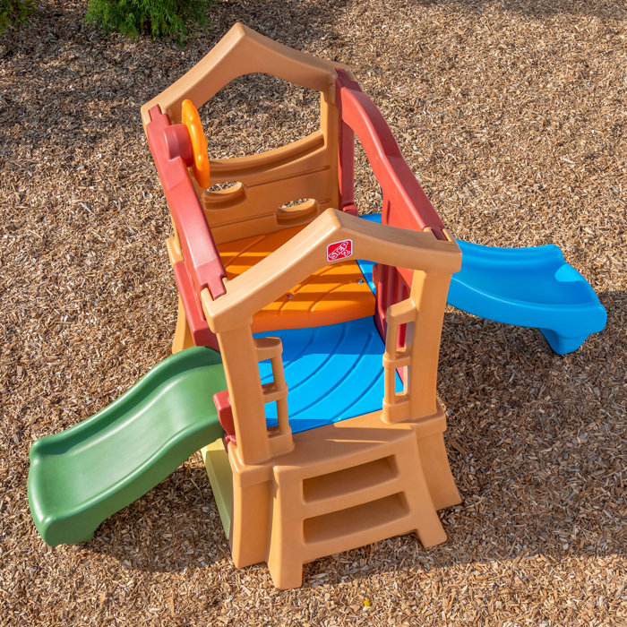 Step2 Play Up Double Slide Climber Reviews Wayfair   Step2 Play Up Double Slide Climber 